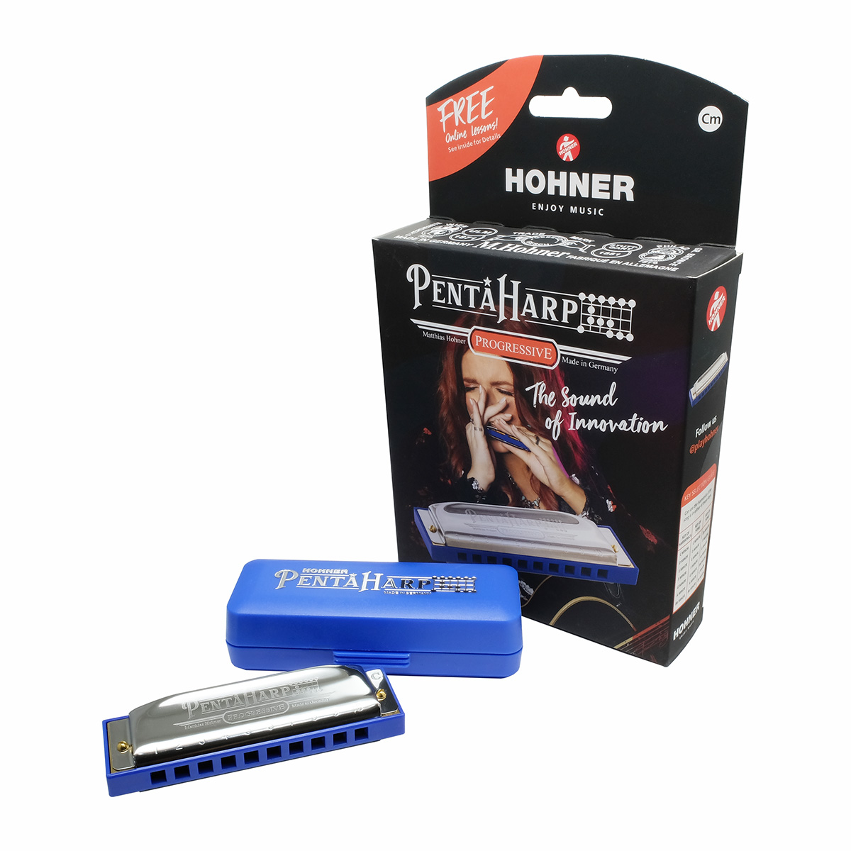 Hohner PentaHarp 藍調音階十孔口琴- 黃石樂器- 台灣第一家口琴專門店