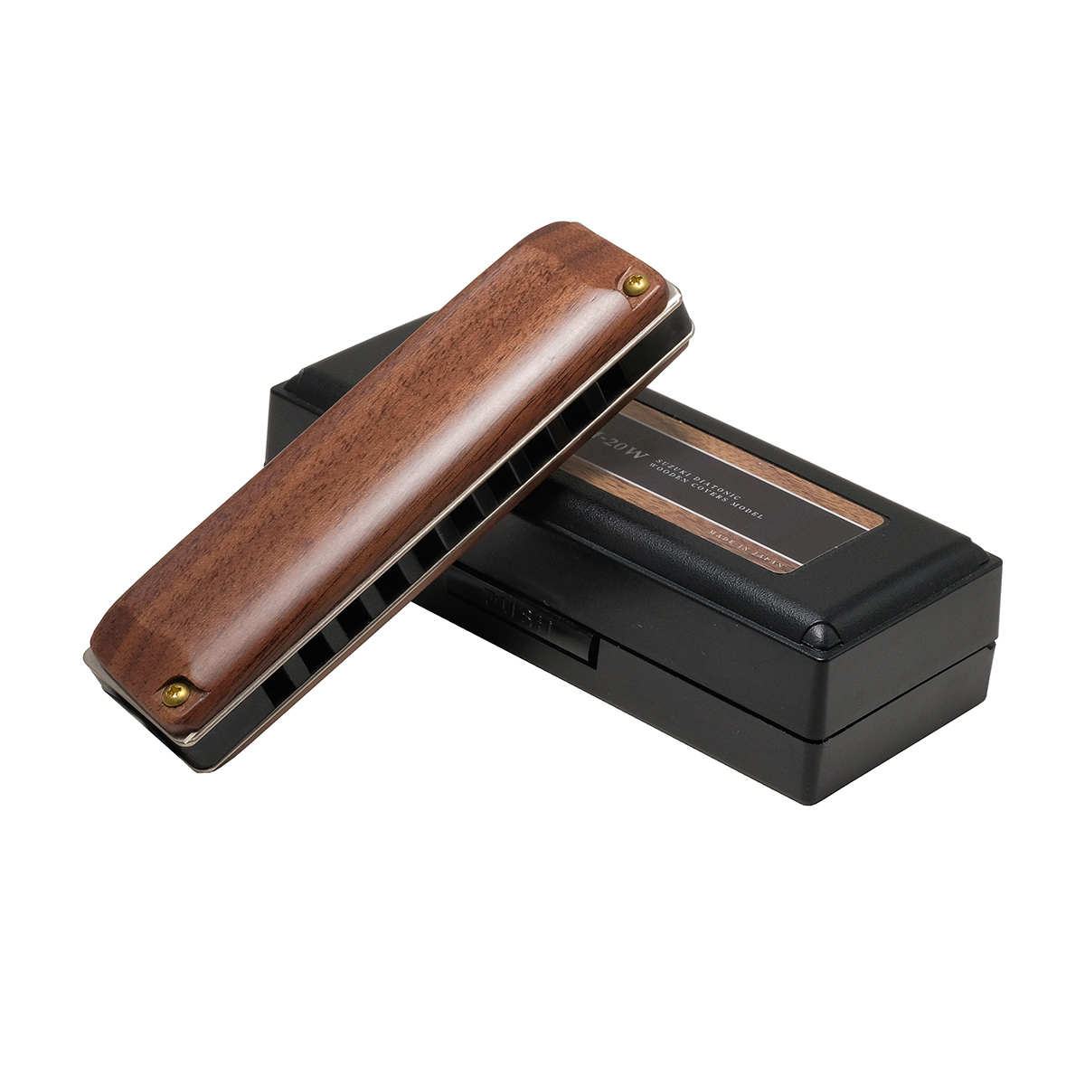 Suzuki Manji M-20W 木蓋板十孔口琴:圖片 2